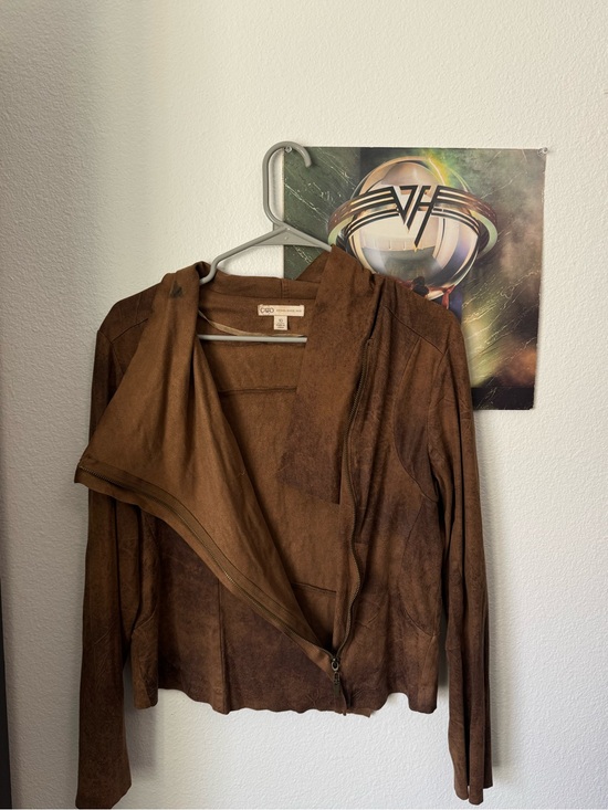 Cato Jackets & Blazers - Y2K Cato Brown Suede Moto Jacket